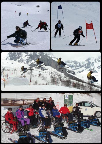 immagini sci disabili